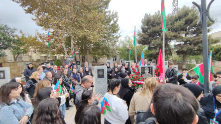 Sabunçu rayonunda Vətən müharibəsi şəhidləri Tağıyev Kamran Fikrət oğlunun ildönümü və Alıyev Qələndər Nofəl oğlunun doğum günü münasibətilə anım mərasimləri keçirildi