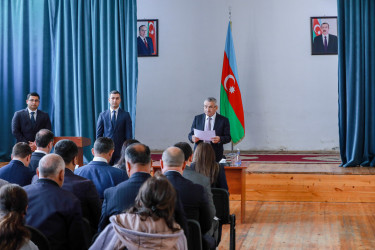 Rayon İcra Hakimiyyəti başçısının növbəti səyyar qəbulu Pirşağı qəsəbəsində keçirildi