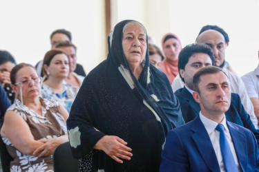 Bilgəh qəsəbəsində sakinlərlə növbəti səyyar görüş keçirildi