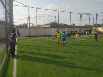 "İdmanla sağlam gələcək" devizi altında mini-futbol turnirinin Balaxanı zona mərhələsi keçirilmişdir