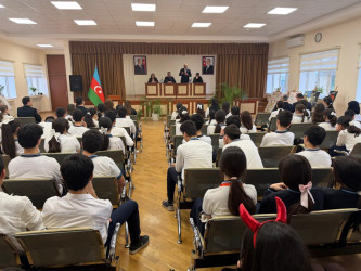 Sabunçu rayonunda “Narkotikə yox deyirik” mövzusunda maarifləndirici tədbir keçirilib