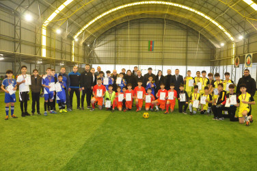 "İdmanla sağlam gələcək" devizi altında 2009-2011-ci il təvəllüdlülər arasında mini-futbol turnirinin final mərhələsi keçirildi