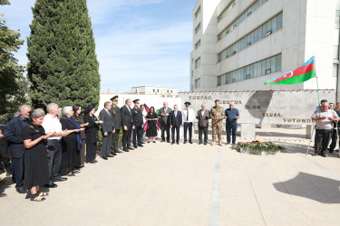 Sabunçu rayonunda “27 sentyabr- Anım Günü” münasibətilə şəhidlərin məzarları ziyarət edildi