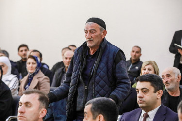 Rayon İcra Hakimiyyəti başçısının növbəti səyyar qəbulu Nardaran qəsəbəsində keçirildi