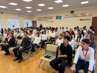 Sabunçu rayonunda “Narkotikə yox deyirik” mövzusunda maarifləndirici tədbir keçirilib