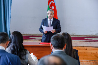 Rayon İcra Hakimiyyəti başçısının növbəti səyyar qəbulu Pirşağı qəsəbəsində keçirildi