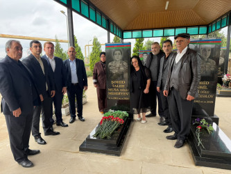 Sabunçu rayonunda Vətən müharibəsi şəhidləri Müşviq Nəbi oğlu İbrahimovun və Taleh Musa oğlu Mehdiyevin ildönümləri münasibətilə anım mərasimləri keçirildi