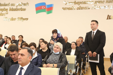 Rayon İcra Hakimiyyəti başçısının növbəti səyyar qəbulu Zabrat qəsəbəsində keçirildi