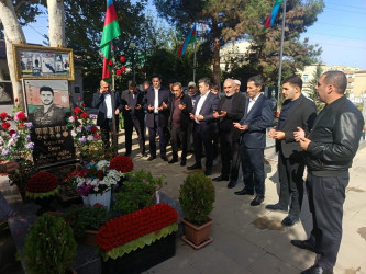 Sabunçu rayonunda Vətən müharibəsi şəhidləri Emin Ramin oğlu Səttarovun, Ağacavad Ələsgər oğlu Mütəllimzadənin ildönümləri və Azər Haqverdi oğlu Süleymanovun doğum günü münasibətilə anım mərasimləri keçirildi