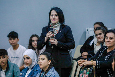 Sabunçu rayonunda “İnsan alveri kontekstində: Erkən nikaha yox” mövzusunda maarifləndirici tədbir keçirildi