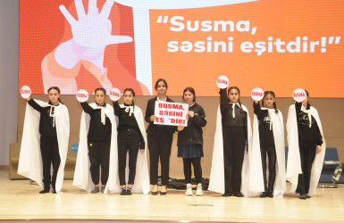 “Susma, səsini eşitdir!” layihəsinin bağlanış tədbiri keçirildi