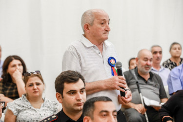 Ramana qəsəbəsində sakinlərlə növbəti səyyar görüş keçirildi