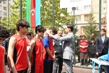 Sabunçu rayonunda “Ulu Öndər Heydər Əliyevin doğum günü”nə həsr olunmuş basketbol üzrə Abad məhəllələrarası turnirinin yekun mərhələsi keçirildi