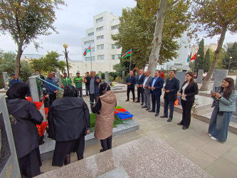 Sabunçu rayonunda Vətən müharibəsi şəhidləri İbrahimov Müşfiq Nəbi oğlu və Mehdiyev Taleh Musa oğlunun ildönümü münasibətilə anım mərasimi keçirildi