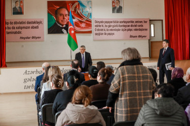 Rayon İcra Hakimiyyəti başçısının növbəti səyyar qəbulu Bakıxanov qəsəbəsində keçirildi