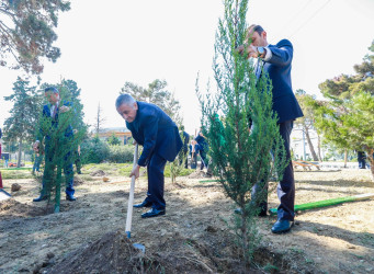 Sabunçu rayonunda “27 sentyabr – Anım Günü” nün beşinci ildönümü ilə əlaqədar ağacəkmə aksiyası keçirildi