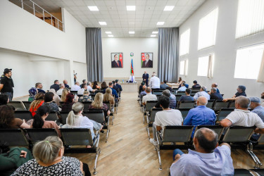 Rayon İcra Hakimiyyəti başçısının növbəti səyyar qəbulu Nardaran qəsəbəsində keçirildi