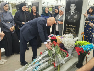 Sabunçu rayonunda Vətən müharibəsi şəhidləri Əli Vaqif oğlu Heydərovun, Qüdrət Rahim oğlu Adişovun və Həsənağa Şakir oğlu Abdullazadənin ildönümləri münasibətilə anım mərasimləri keçirildi