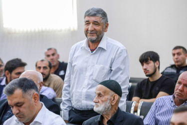 Nardaran qəsəbəsində sakinlərlə növbəti səyyar görüş keçirildi