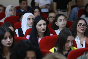 “27 Sentyabr – Anım Günü” ilə əlaqədar “Milli-mənəvi dəyərlər və Vətən sevgisi” mövzusunda tədbir keçirildi