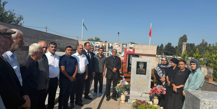 Sabunçu rayonunda Vətən müharibəsi şəhidi Vahid Məcnun oğlu Ağayevin doğum günü münasibətilə anım mərasimi keçirildi