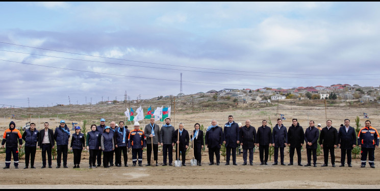 Sabunçu rayonunda Yeni Azərbaycan Partiyasının yaranmasının 32-ci ildönümü münasibətilə ağacəkmə aksiyası keçirildi