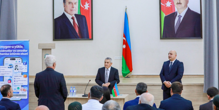 Nardaran qəsəbəsində sakinlərlə növbəti səyyar görüş keçirildi