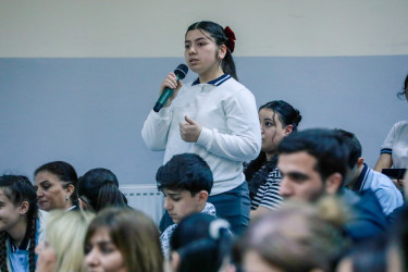 Sabunçu rayonunda “İnsan alveri kontekstində: Erkən nikaha yox” mövzusunda maarifləndirici tədbir keçirildi