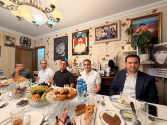 Sabunçu rayonunda Vətən müharibəsi şəhidi Əkbər Bahadur oğlu Hüseynovun ildönümü münasibətilə anım mərasimi keçirildi