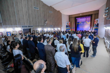 Sabunçu rayonunda “20 sentyabr – Dövlət Suverenliyi Günü” ilə əlaqədar “Şanlı Zəfərdən Yeni Zirvələrə” adlı tədbir keçirilib