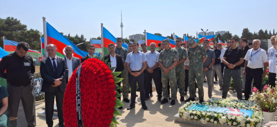 Sabunçu rayonunda antiterror əməliyyatı şəhidi Sadıqov Ceyhun Niyaməddin oğlunun doğum günü münasibətilə anım mərasimi keçirildi