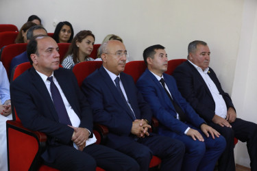 “27 Sentyabr – Anım Günü” ilə əlaqədar “Milli-mənəvi dəyərlər və Vətən sevgisi” mövzusunda tədbir keçirildi