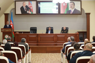 Sabunçu rayonunda “Su hövzələrində insanların təhlükəsizliyinin təmin edilməsi” mövzusunda müşavirə keçirildi