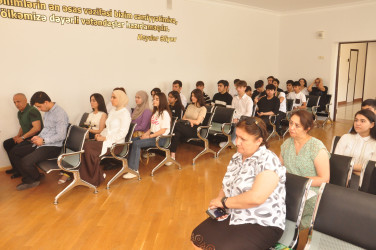 26 iyun-“Narkotik vasitələrin sui-istifadəsi və qanunsuz dövriyyəsi ilə bağlı Beynəlxalq Mübarizə  Günü” Sabunçu rayonunda qeyd edilmişdir