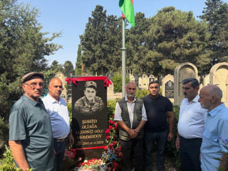 Sabunçu rayonunda Vətən müharibəsi şəhidləri Məmmədov Əliağa Eldəniz oğlu və Adişov Qüdrət Rahim oğlunun doğum günləri münasibətilə anım mərasimi keçirildi