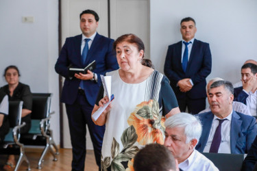 Rayon İcra Hakimiyyəti başçısının növbəti səyyar qəbulu Bakıxanov qəsəbəsində keçirildi
