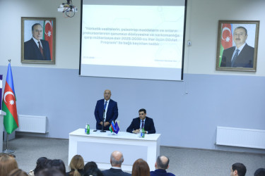 Sabunçu rayonunda narkotik vasitələrin, psixotrop maddələrin və onların prekursorlarının qanunsuz dövriyyəsinə və narkomanlığa qarşı mübarizəyə dair tədbir keçirildi