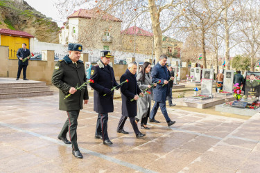 Sabunçu rayonunda “20 Yanvar” faciəsində şəhid olanların əziz xatirəsi dərin ehtiramla yad edildi