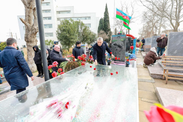 Sabunçu rayonunda “20 Yanvar” faciəsində şəhid olanların əziz xatirəsi dərin ehtiramla yad edildi