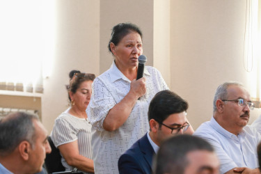 Rayon İcra Hakimiyyəti başçısının növbəti səyyar qəbulu Sabunçu qəsəbəsində keçirildi