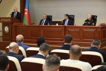Sabunçu rayonunda “Su hövzələrində insanların təhlükəsizliyinin təmin edilməsi” mövzusunda müşavirə keçirildi