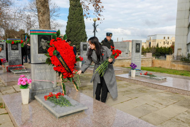 Sabunçu rayonunda “20 Yanvar” faciəsində şəhid olanların əziz xatirəsi dərin ehtiramla yad edildi