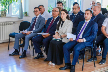 Bilgəh qəsəbəsində sakinlərlə növbəti səyyar görüş keçirildi