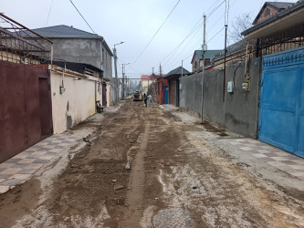 Bakıxanov qəsəbəsində asfaltlanma işləri aparılıb