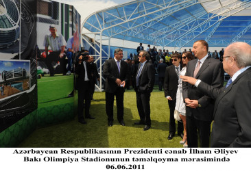 "Bakı Olimpiya Stadionu"nun təməlqoyma mərasimi