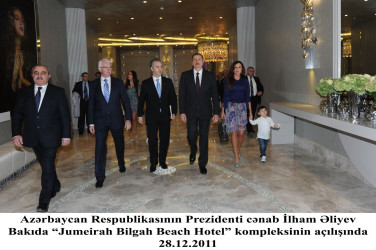 “Jumeirah Bilgah Beach Hotel” kompleksinin açılışı
