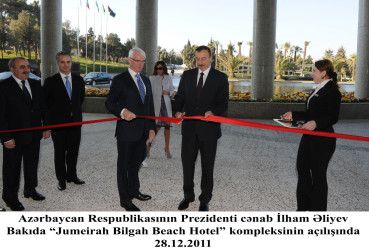 “Jumeirah Bilgah Beach Hotel” kompleksinin açılışı