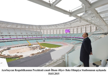 Bakı Olimpiya Stadionunun açılışı